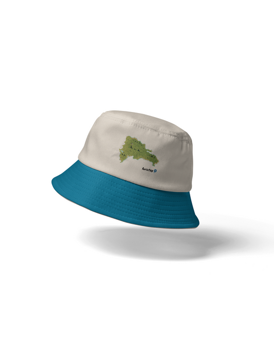Sombrero de Pescador • Ilustración Mapa 🇩🇴